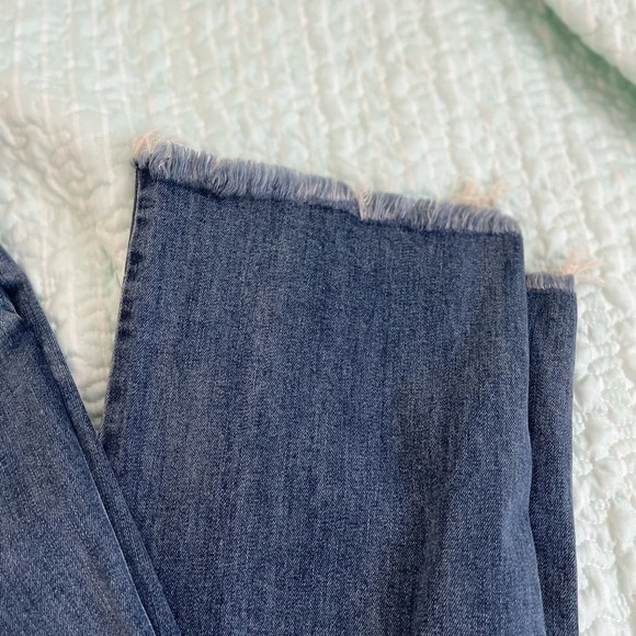 Judy Blue destroyed knee high waist straight jeans - Picture 3 of 11